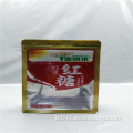 Customzed design flat bottom ziplock plastic pouch with clear window